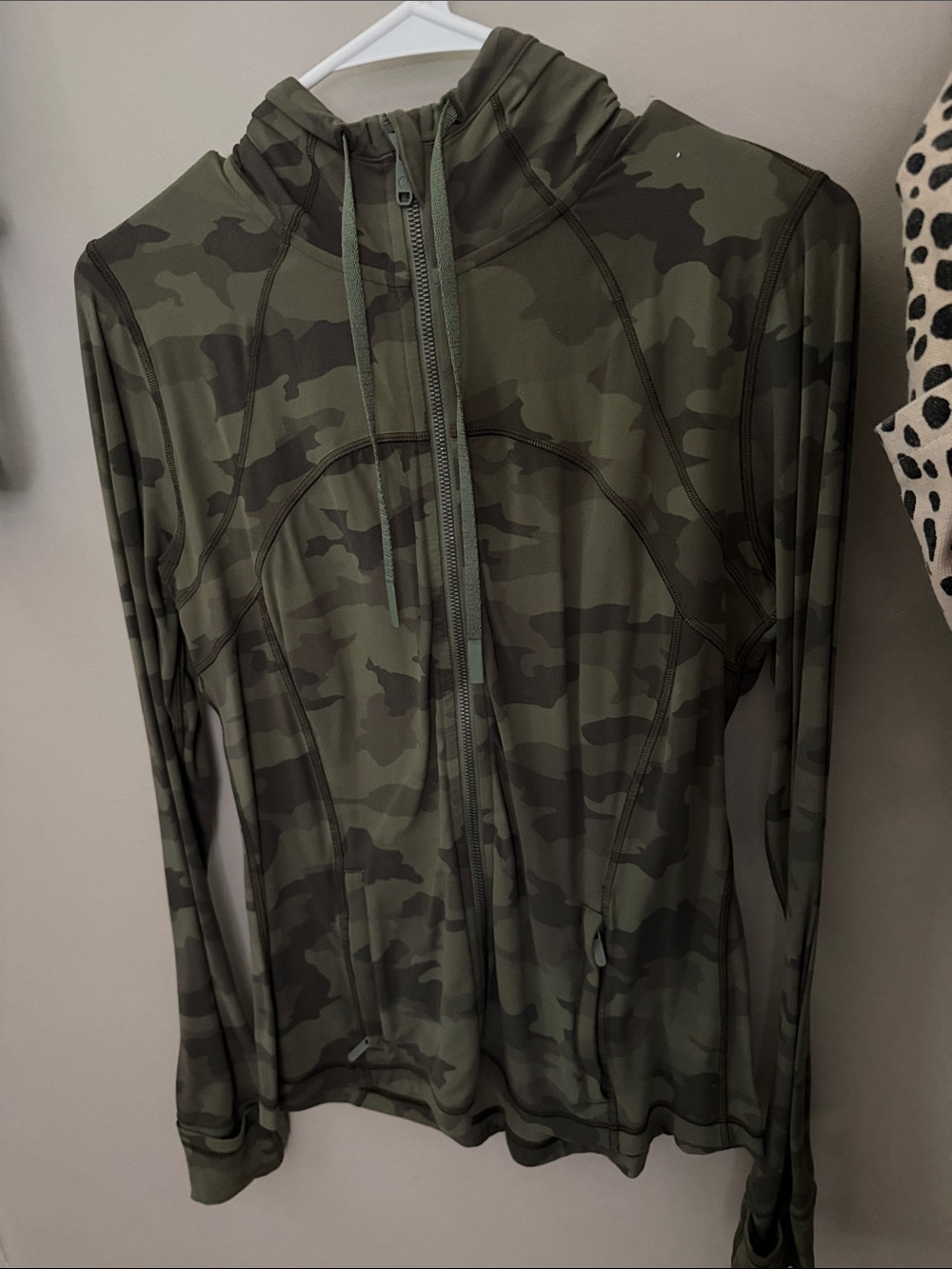 Lululemon align hooded camo jacket